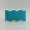 Magic Sponge With Scouring Pad Kitchen Cleaning